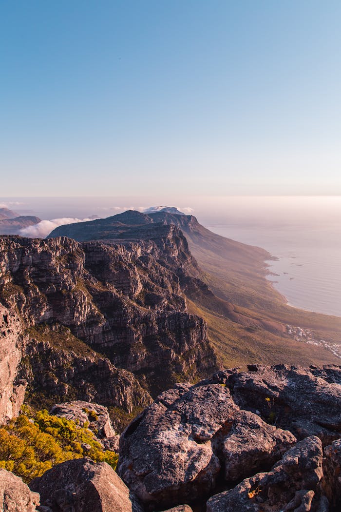 High Angle Shot of Mountain